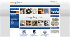 Desktop Screenshot of coingallery.co.uk